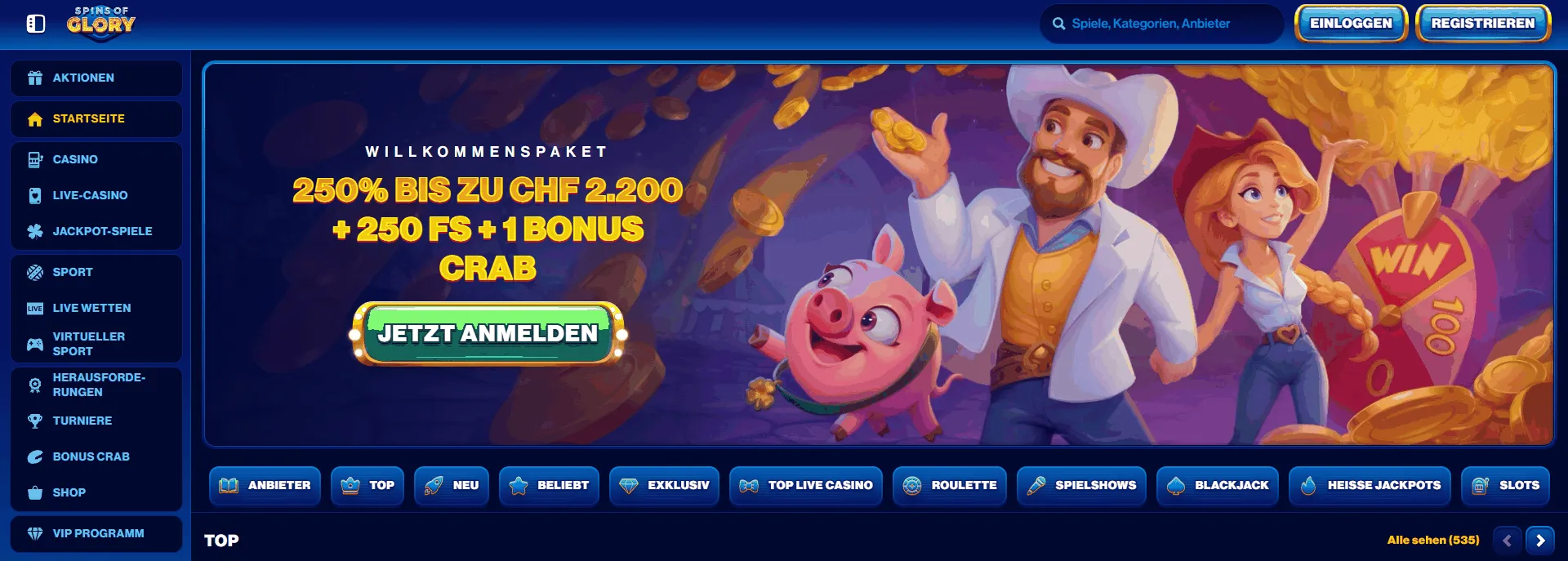 Best Casino Spins of Glory Best Online Casino Spins of Glory
